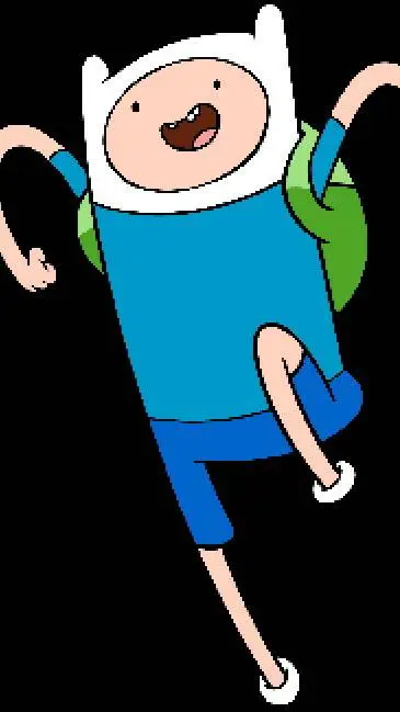 ai character: Finn el humano  background