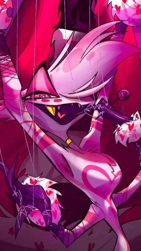 ai character: angel dust  background