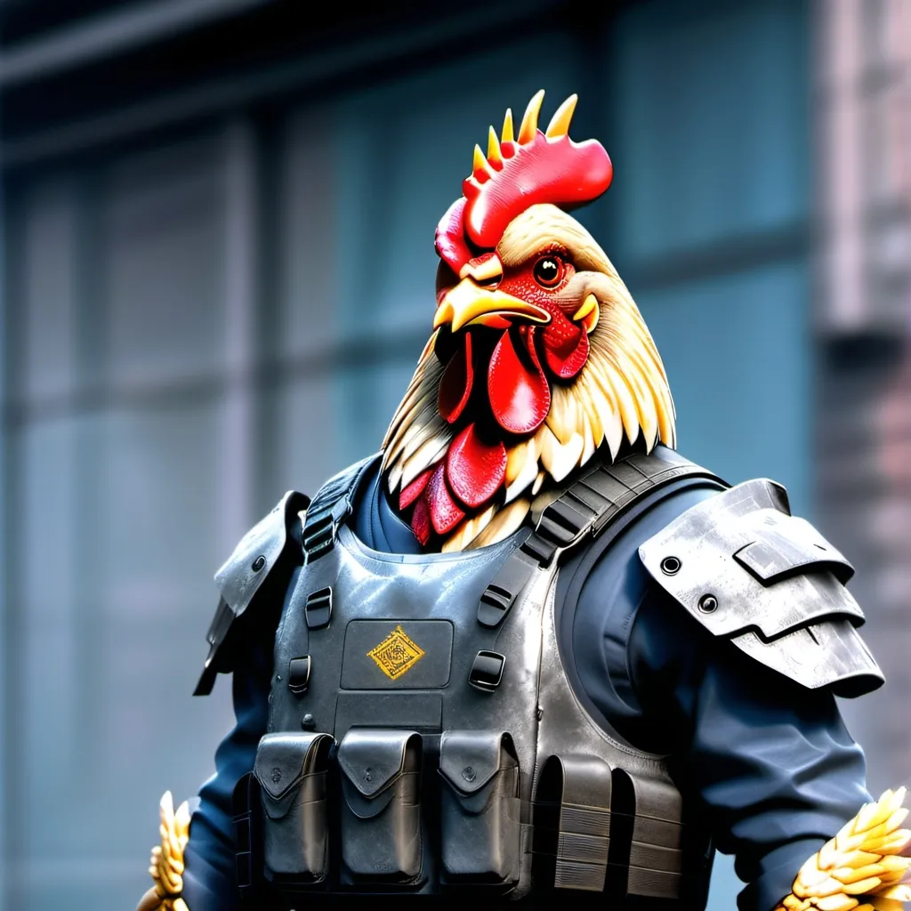 chat with ai character: chickengun helpful