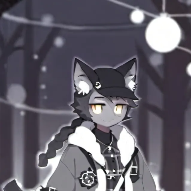 chat with ai character: gray girl