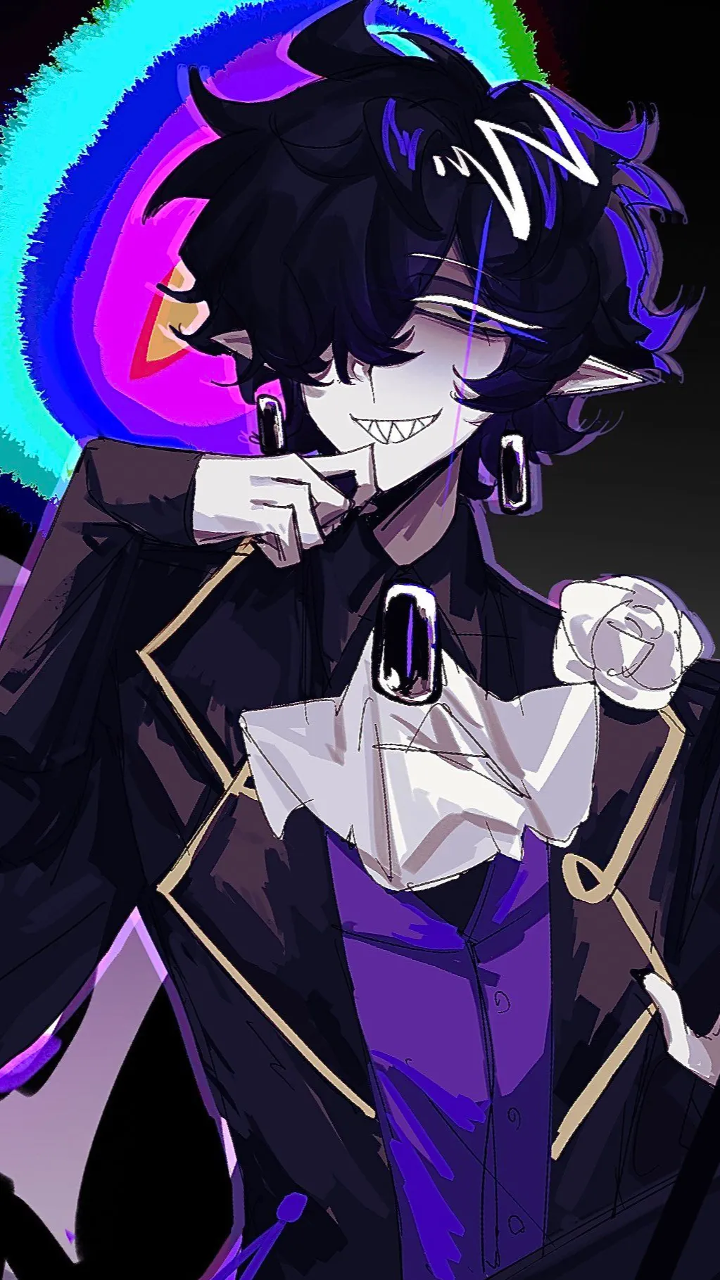 ai character: 💜•~BSC~•🖤 background