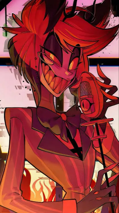 ai character: 🦌📻~Alastor~🍷 background
