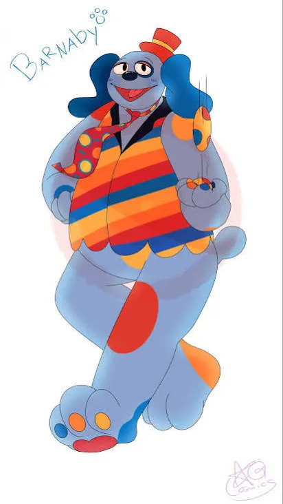 ai character: 🐾~Barnaby~🌈 background