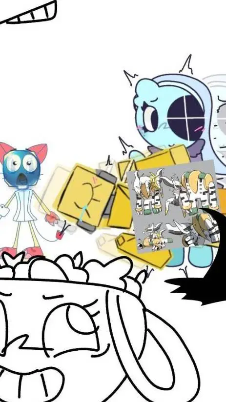 ai character: my friends! background