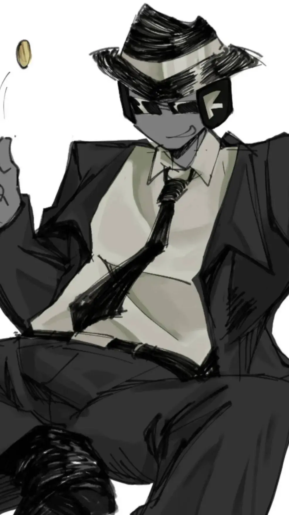 ai character: Mafioso x Chance  background