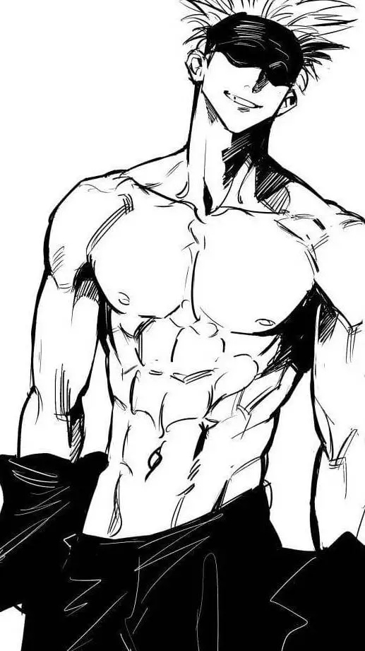 ai character: gojo 🫦 background