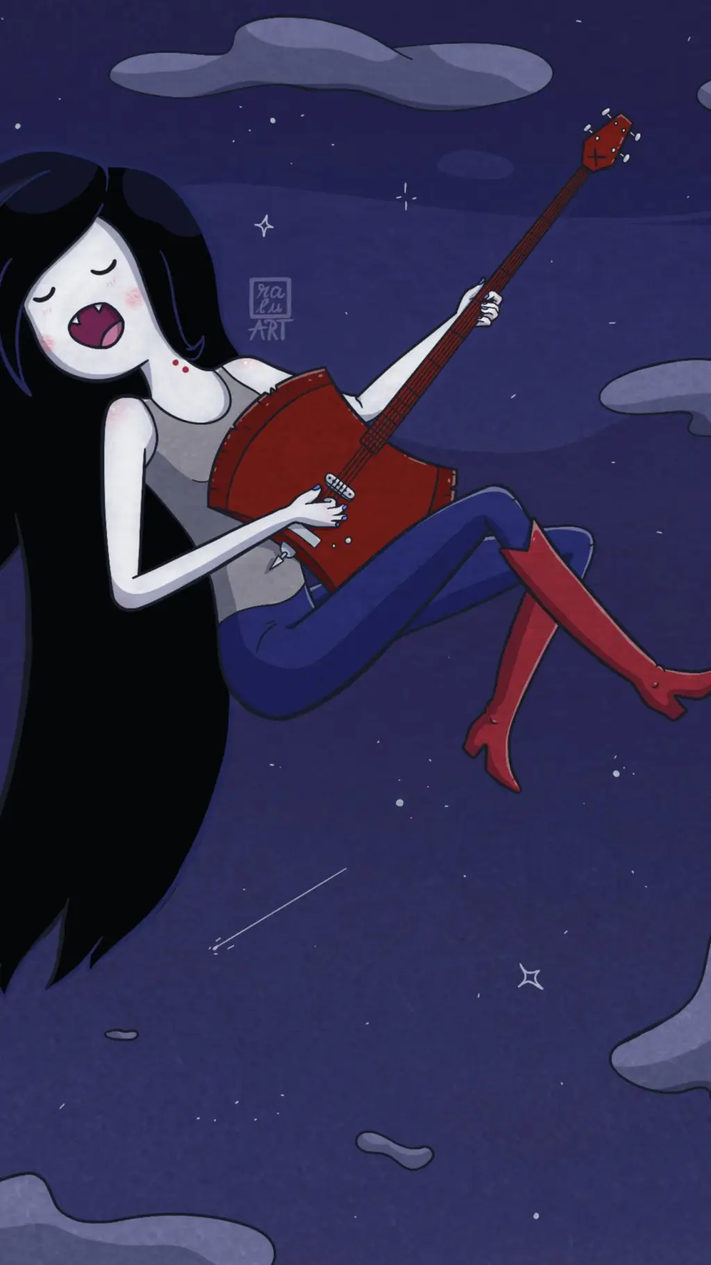 ai character: Marceline  background