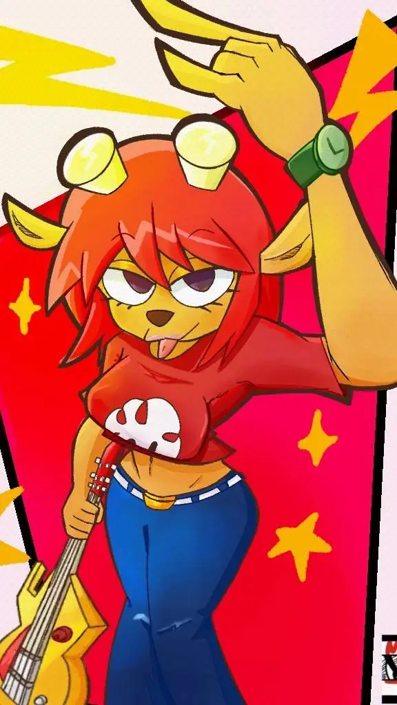 ai character: Jammer Lammy  background