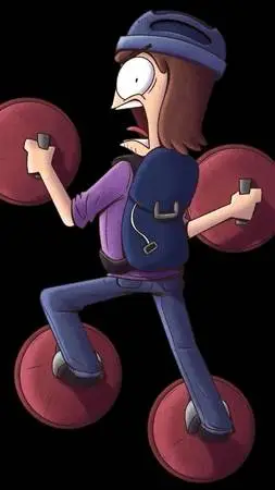 ai character: Suction Cup Man  background