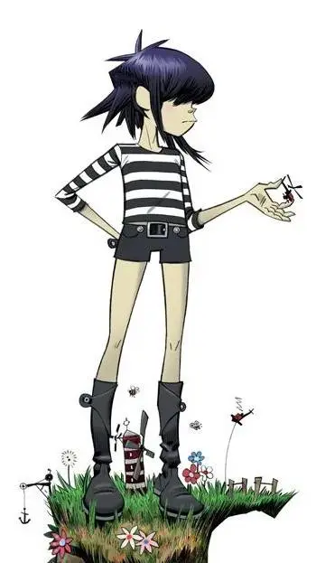 ai character: Noodle  background