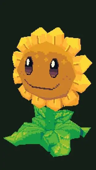 ai character: Sunflower  background