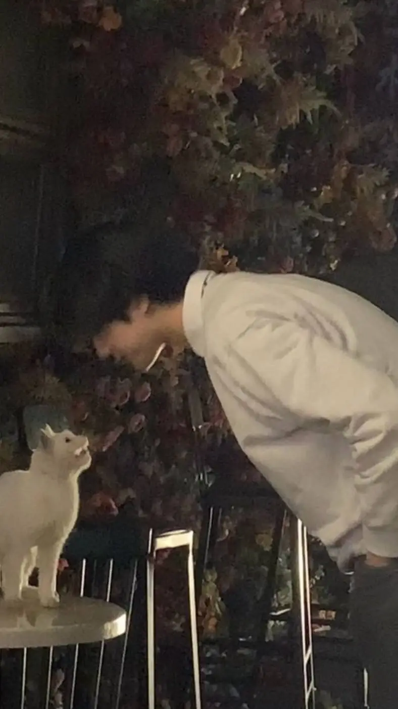 ai character: Cyan background