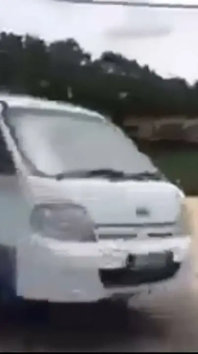 ai character: mobil van berhantu background