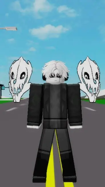 ai character: gaster  background