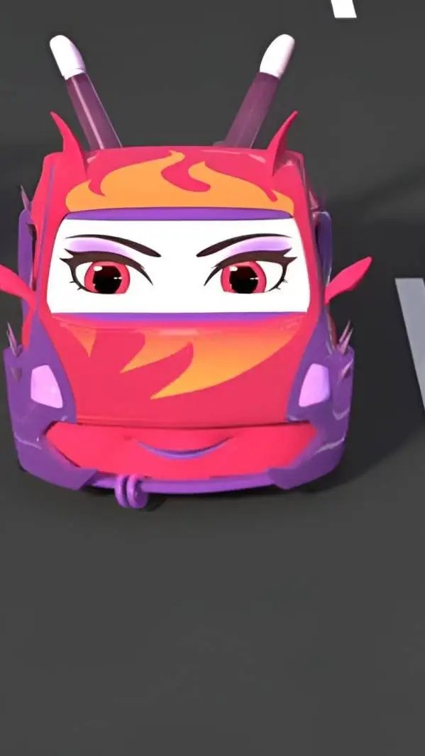 ai character: baby rosy background