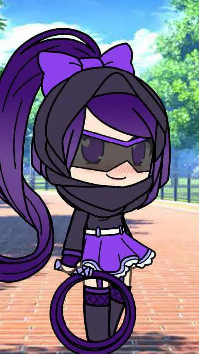 ai character: midnight sparkle  background
