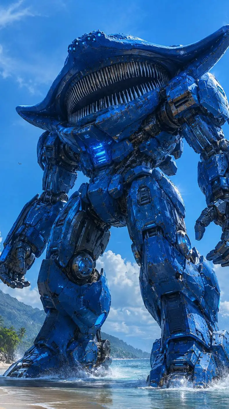 ai character: mecha el gran maja background