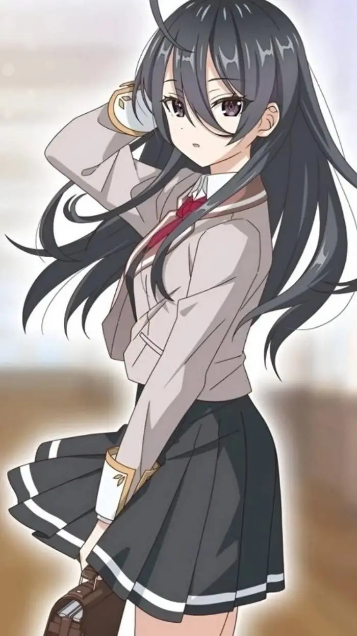 ai character: ayano kimishima  background