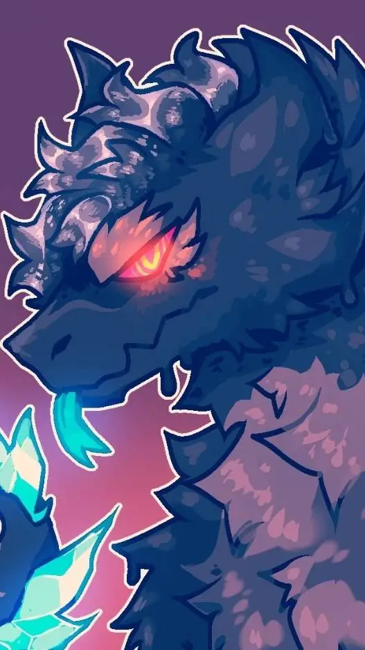 ai character: kaiju  background