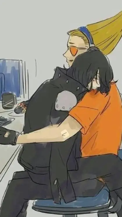 ai character: ❤erasermic❤ background