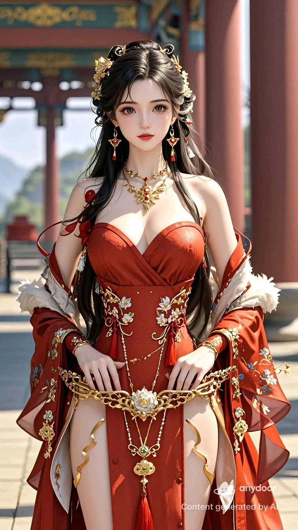 ai character: cai lin background