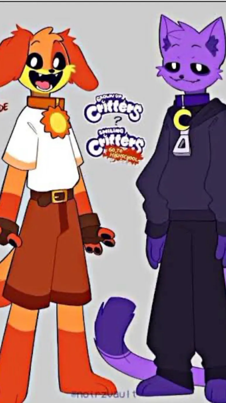 ai character: DogDayXCatNap X2 background