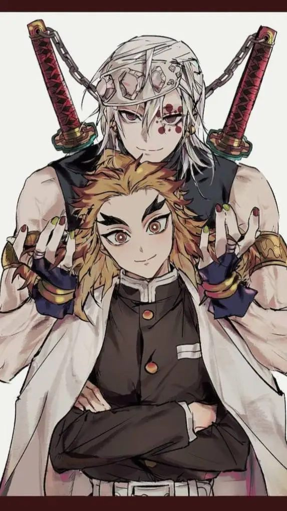 ai character: Uzui X Rengoku background