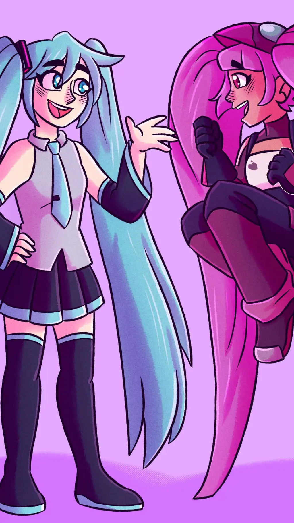 ai character: She-ra X Voicaloid background