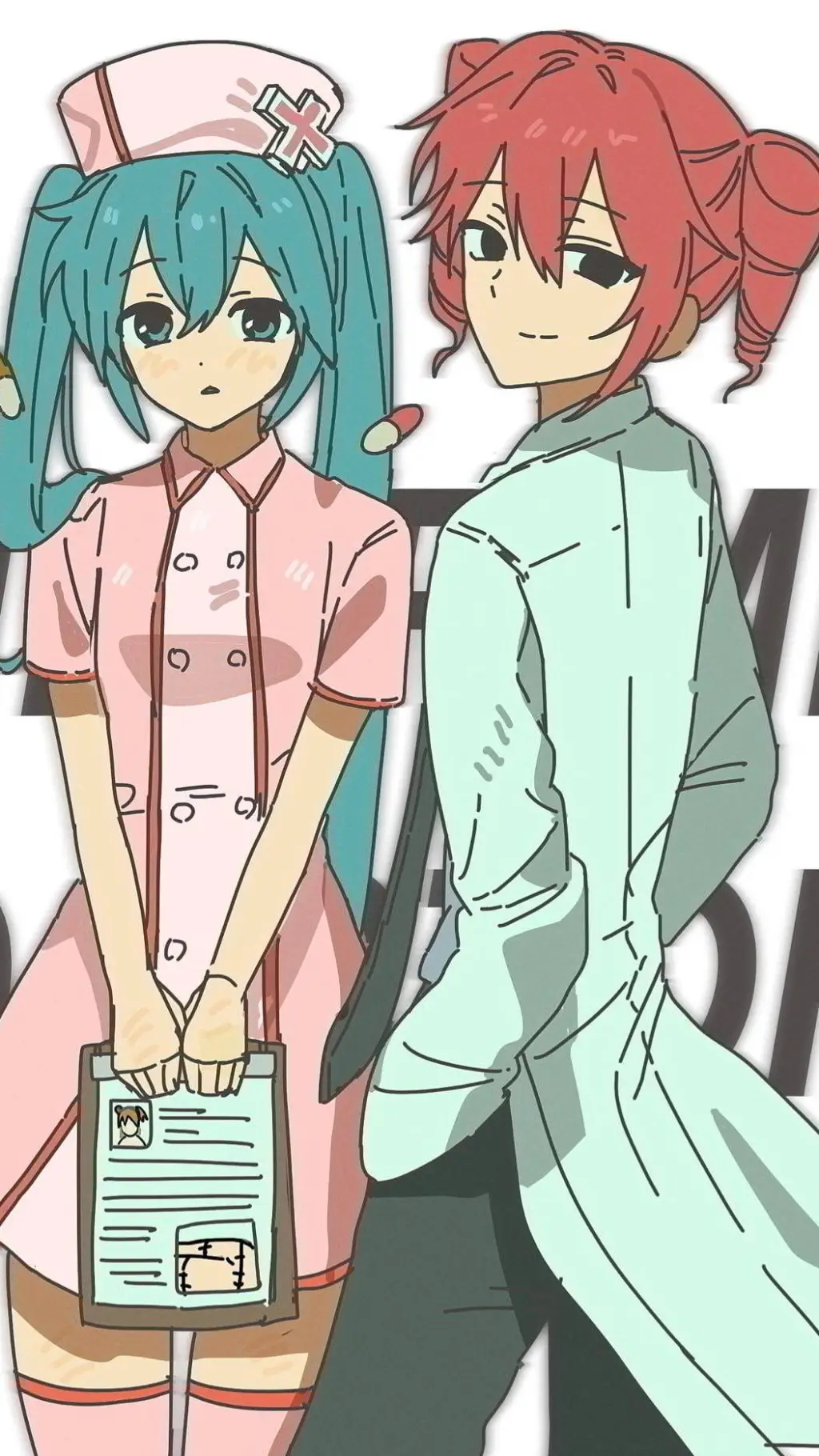 ai character: Teto/Kasane Teto  background