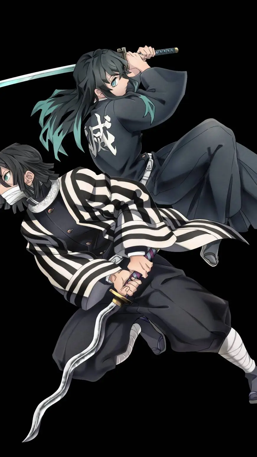 ai character: ObaMui Obanai  background