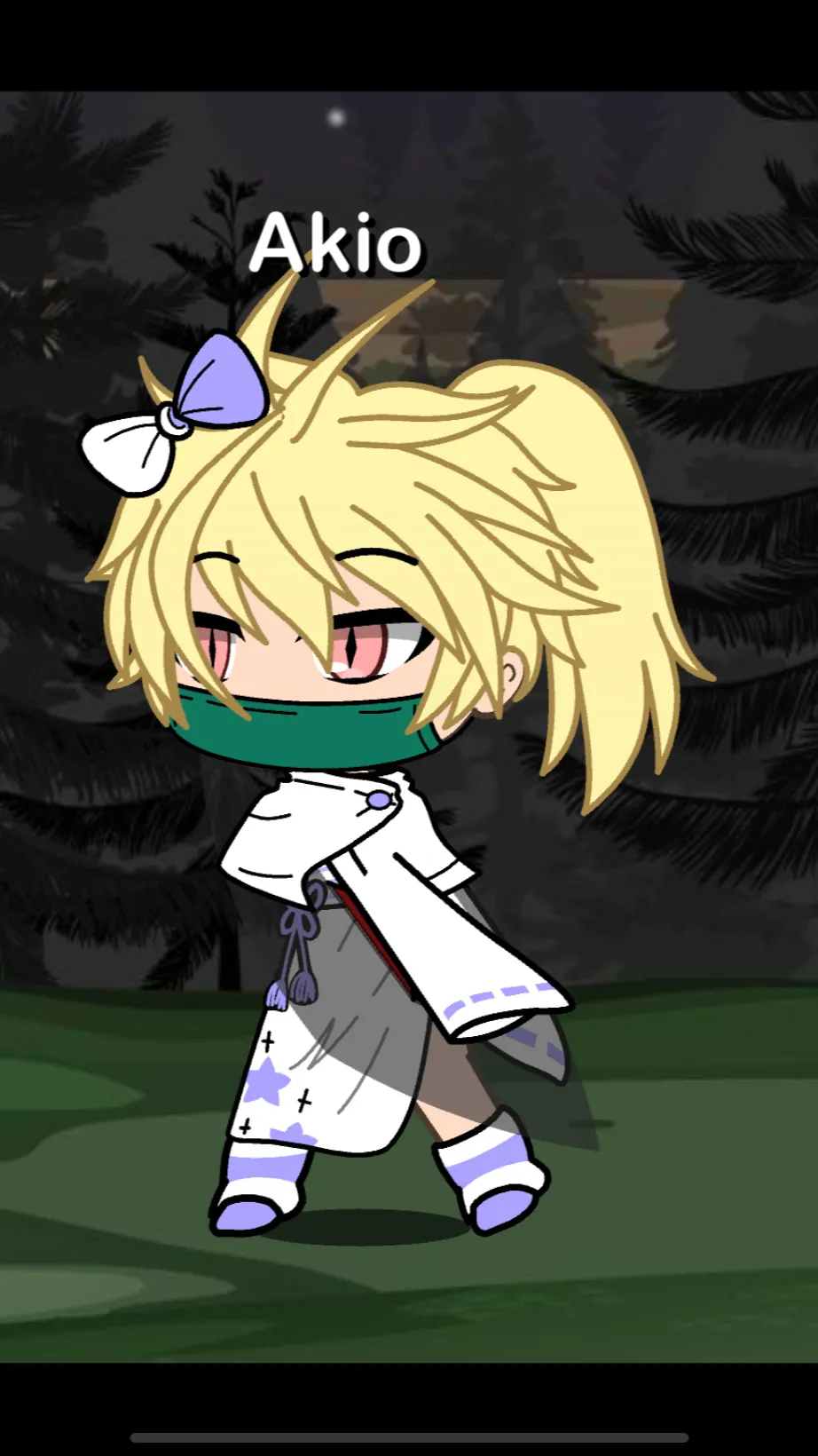 ai character: Singer Au background