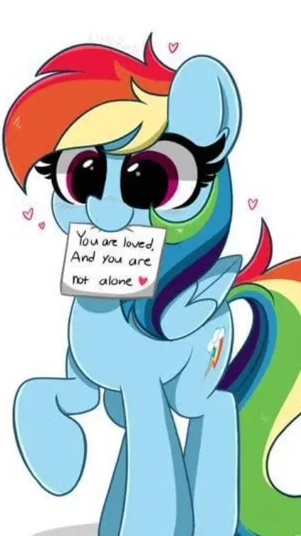 ai character: rainbow dash  background