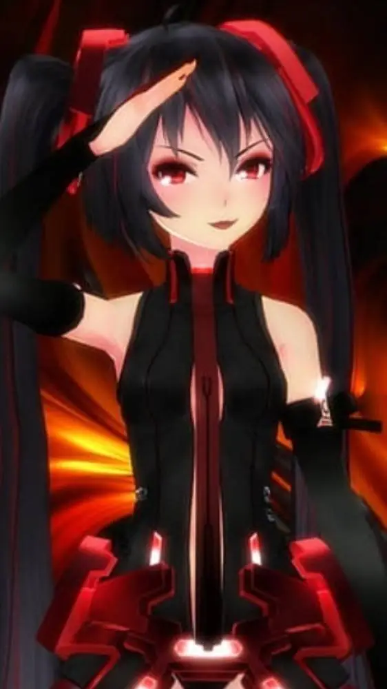 ai character: Zatsune Miku  background