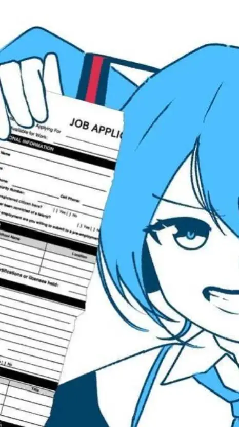 ai character: J*b application  background