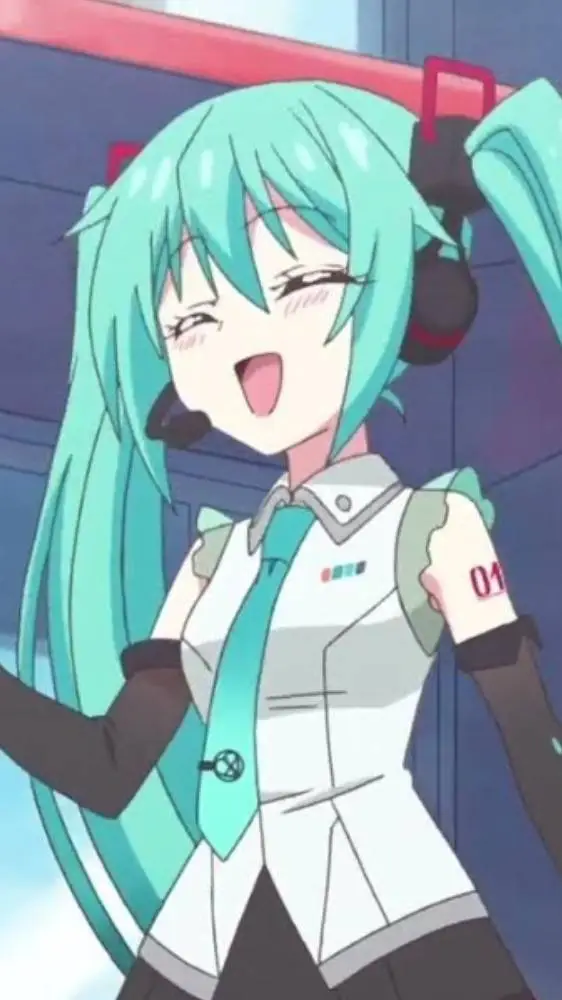 ai character: Anime Hatsune Miku background
