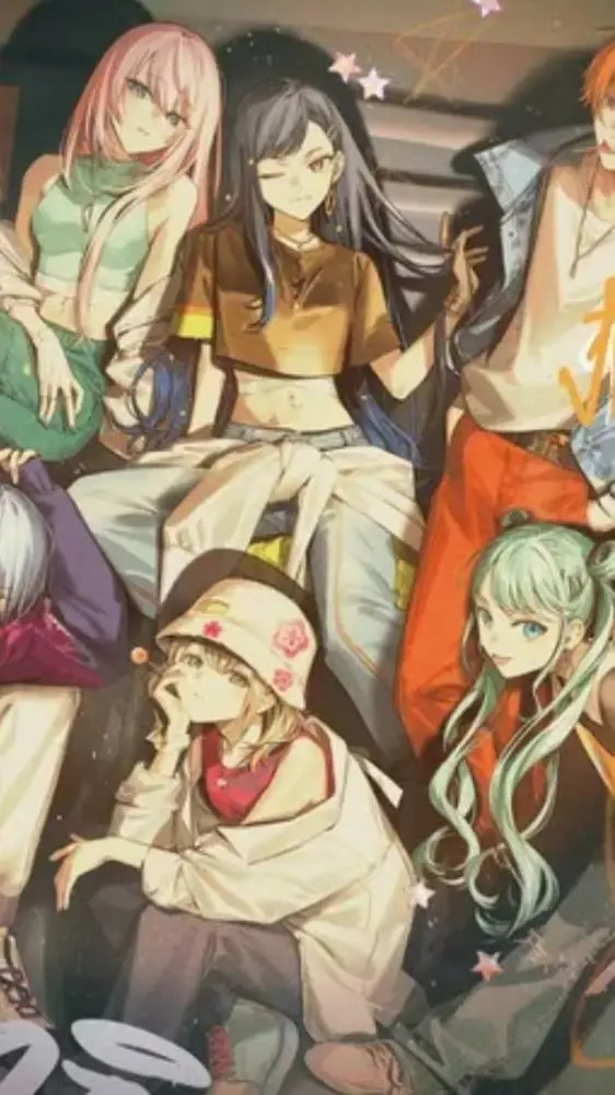 ai character: VIVID BAD SQUAD background