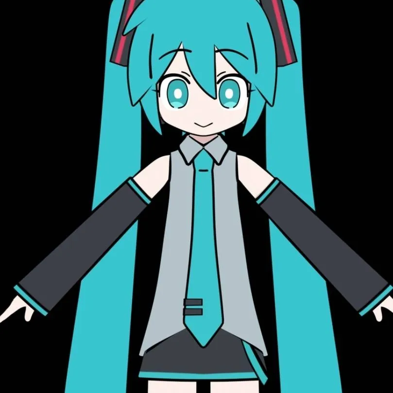 chat with ai character: A-Pose Miku