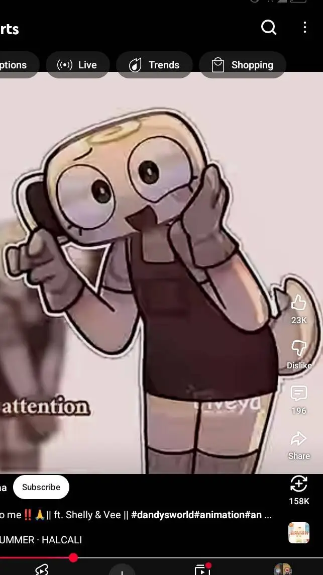 ai character: shelly background