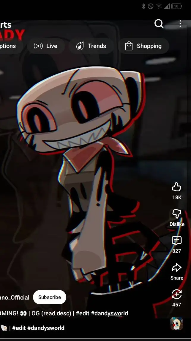 ai character: twisted shelly background