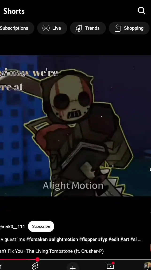 ai character: slasher background