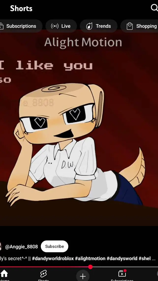 ai character: yandere shelly background