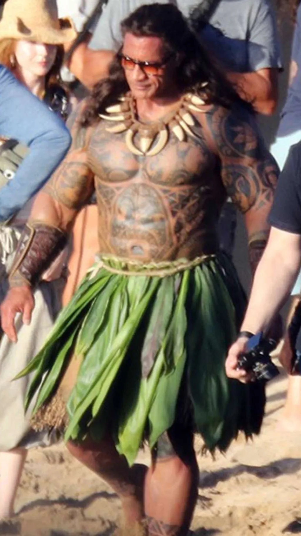 ai character: Moana irl background