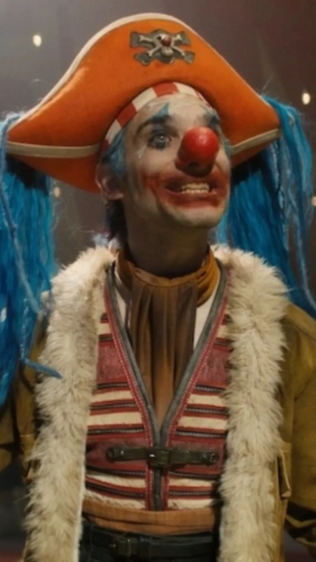 ai character: Buggy the clown background
