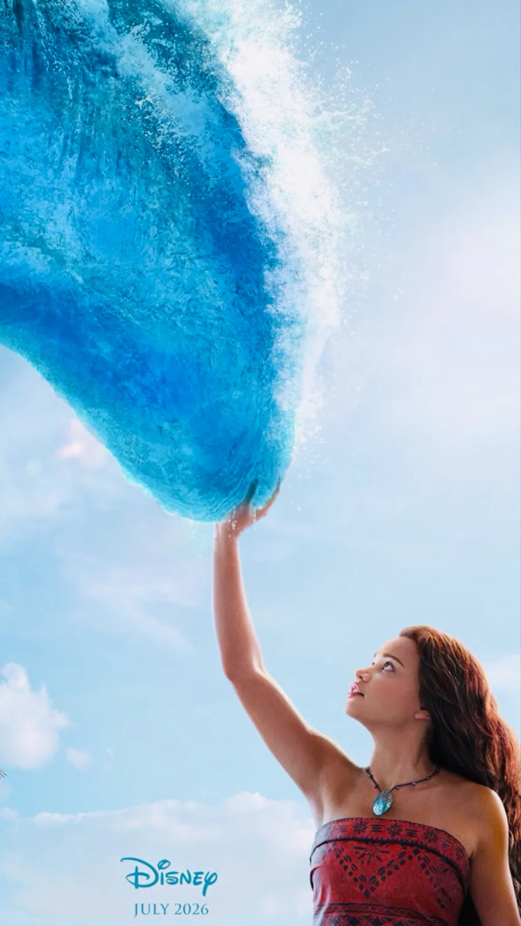 ai character: Moana Live-Action background