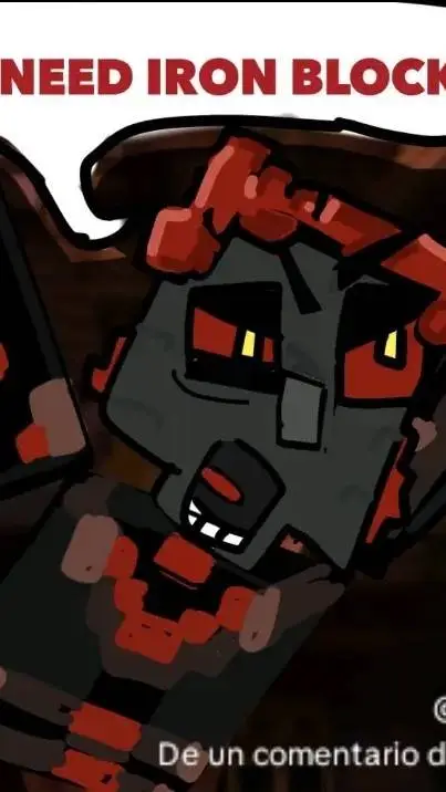 ai character: i need iron blocks background