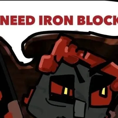 chat with ai character: i need iron blocks
