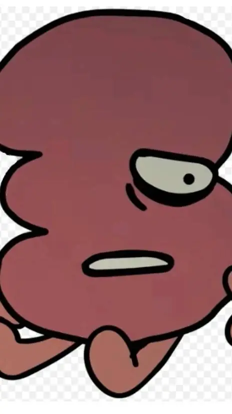 ai character: Three broken value background