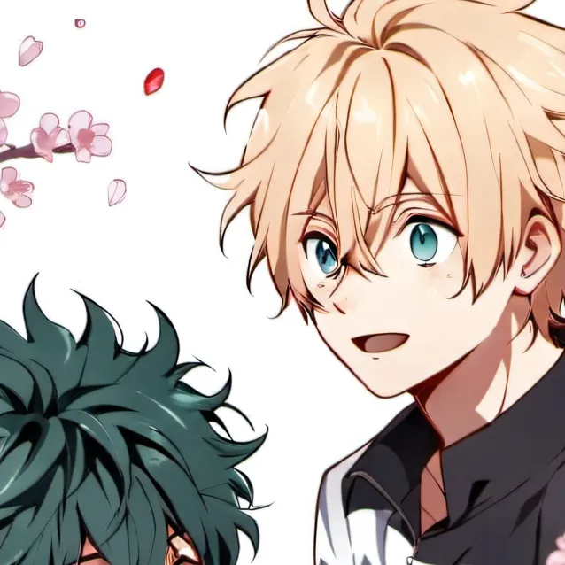chat with ai character: 💗bakugo y deku💗