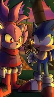 ai character: 💙Sonaze💜 background