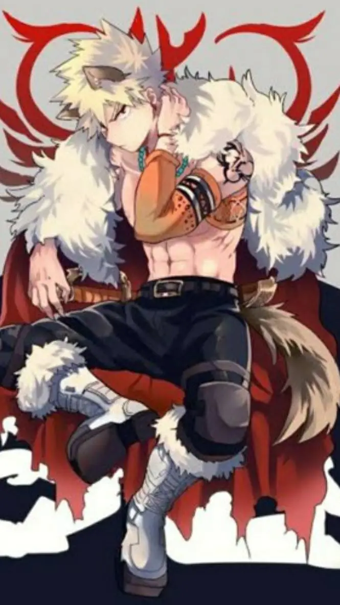 ai character: Bakugo alfa background